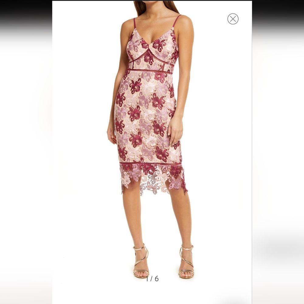 Lulu's Endless Elegance Lace Body-Con Dress
